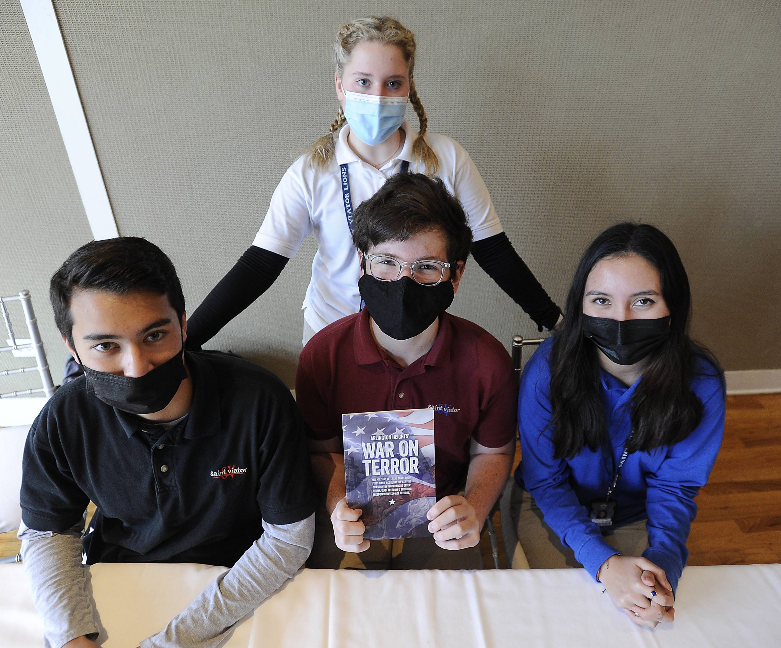 ‘This is living history’: St. Viator students interview veterans of recent wars for new book