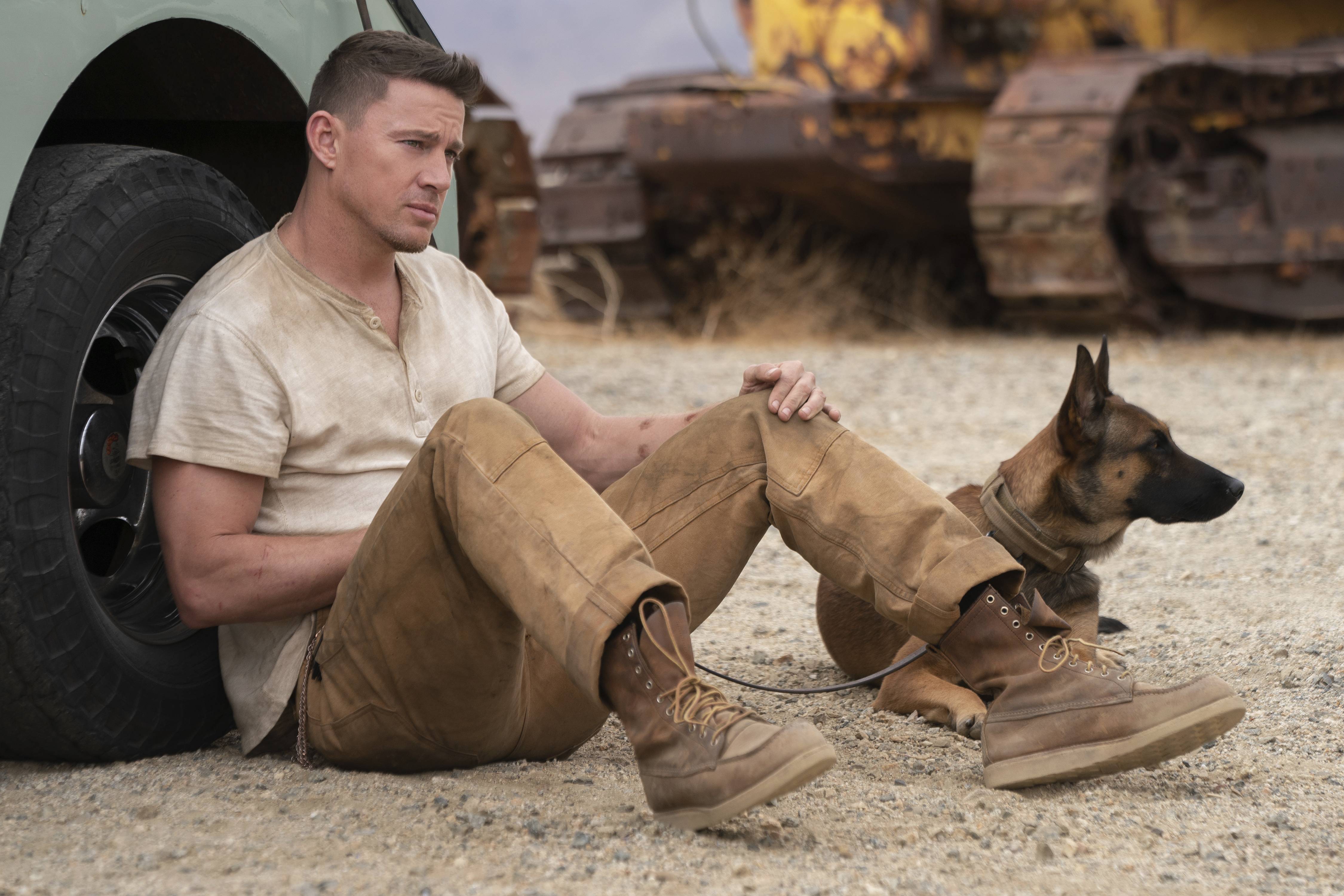 Former U.S. Army Ranger Jackson Briggs (Channing Tatum) must transport Lulu from Washington to Arizona for her handler's funeral in "Dog."