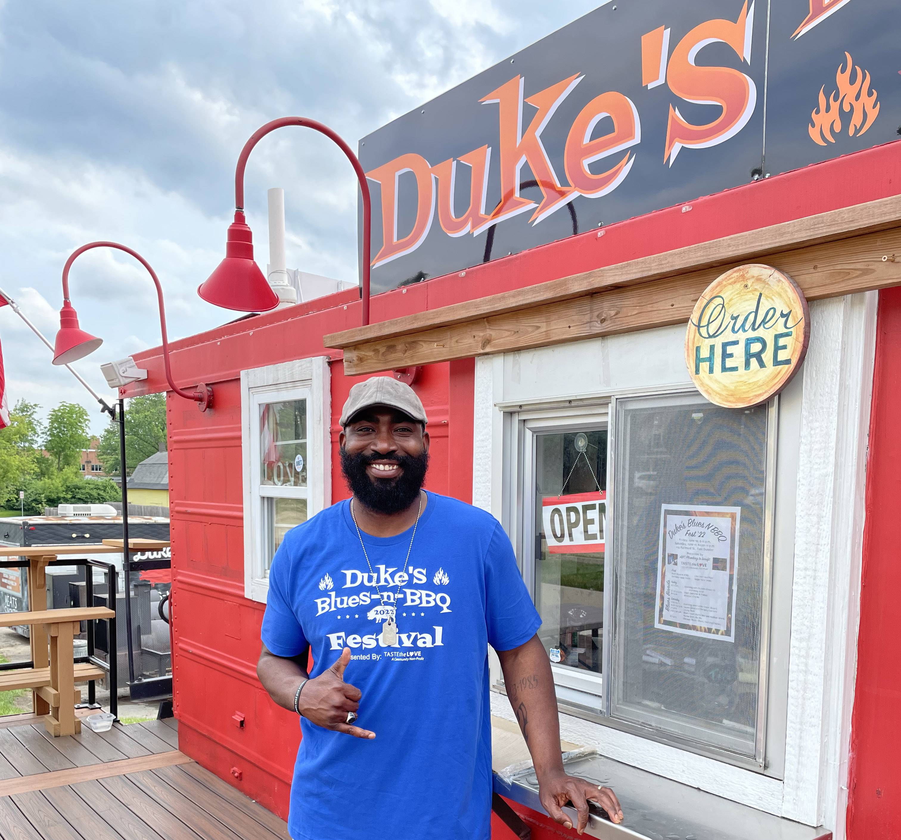 Duke Seaward, owner of Duke's Blues-N-BBQ in East Dundee, is hosting his annual Blues-N-BBQ Fest. The two-day event starts Friday and features a variety of blues artists and plenty of food.
