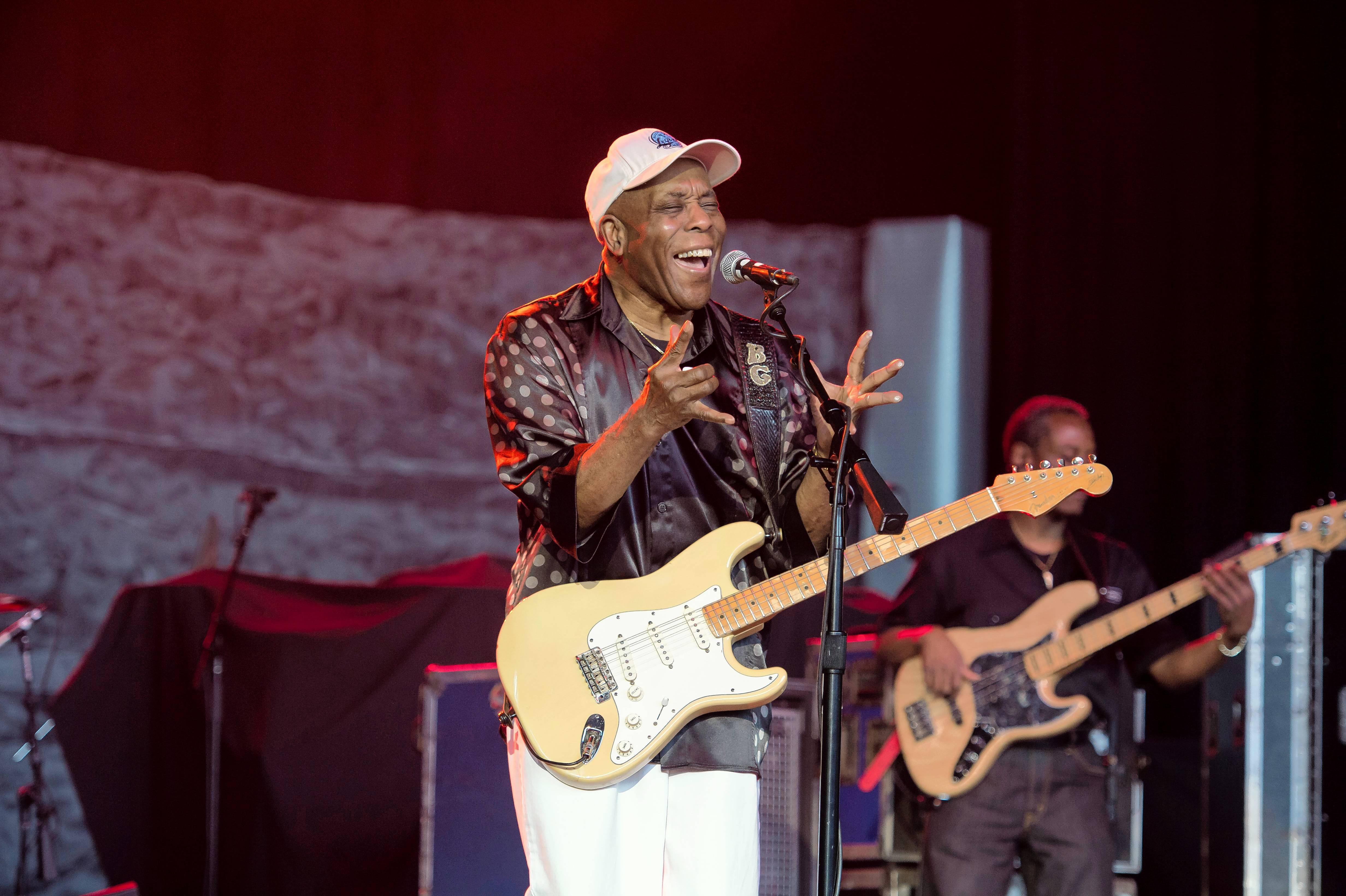 Chicago blues great Buddy Guy headlines the 24th Blues on the Fox Festival at RiverEdge Park in Aurora. The festival returns Friday and Saturday, June 17-18, after a two-year hiatus.