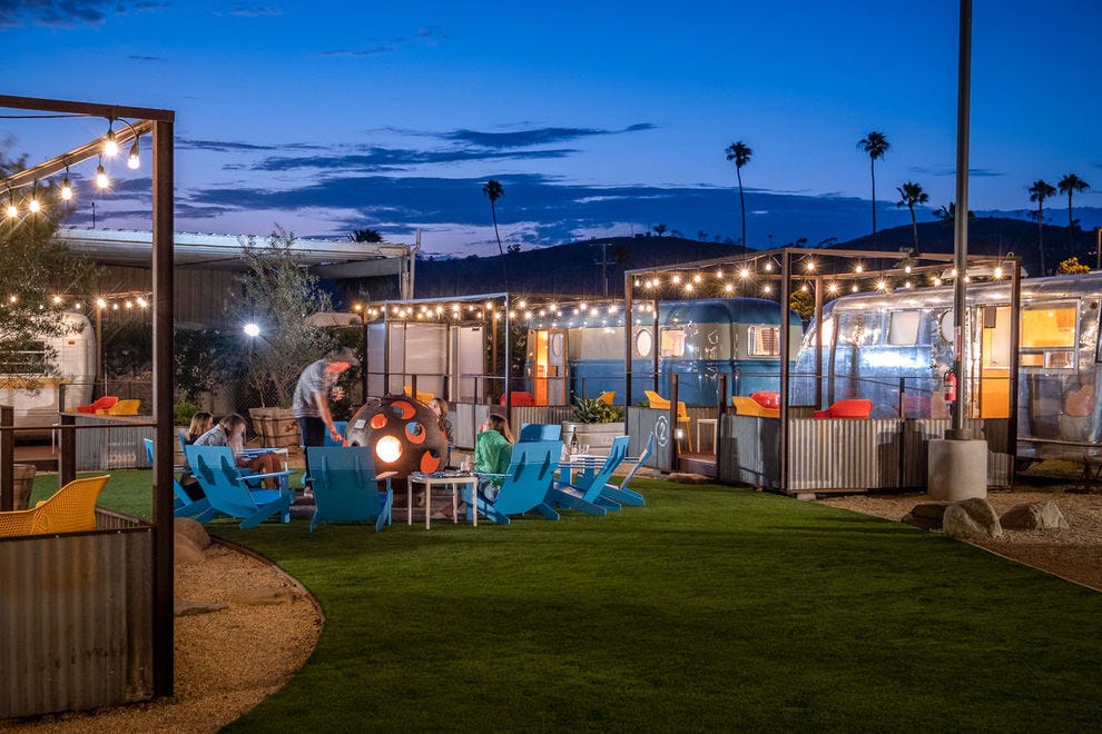 Waypoint Ventura is our readers' top pick for Best Vintage Trailer Hotel