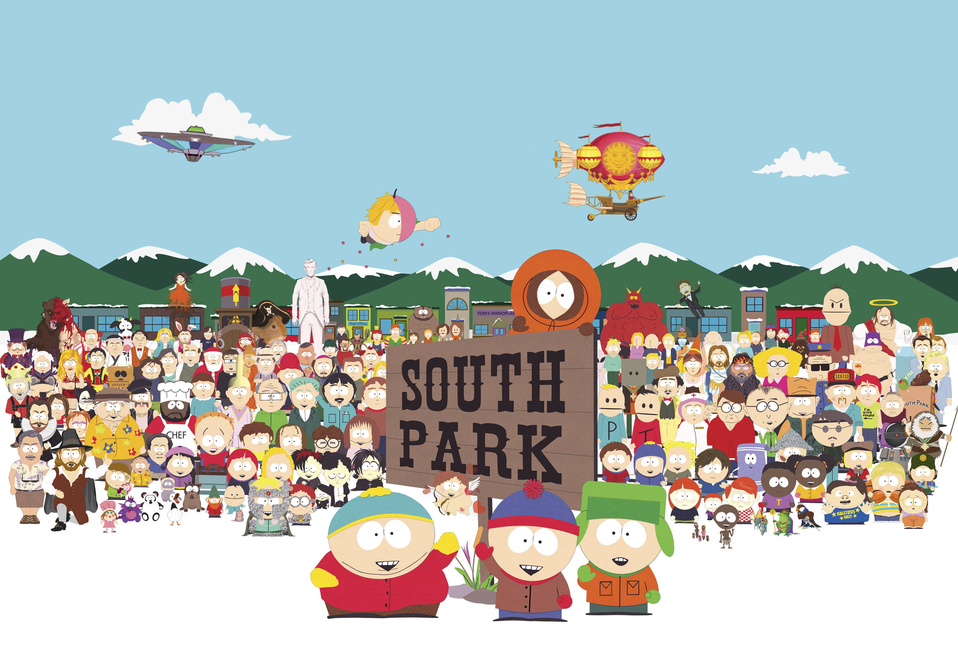 For 25 years, "South Park" has viewed the world through the eyes of Stan, Kyle, Kenny and Cartman, four bratty, perpetually bundled-up youngsters in an unhinged Colorado cartoon town. To celebrate their silver anniversary this year, a concert in Colorado sings the show's songs. It debuts Saturday on Comedy Central.