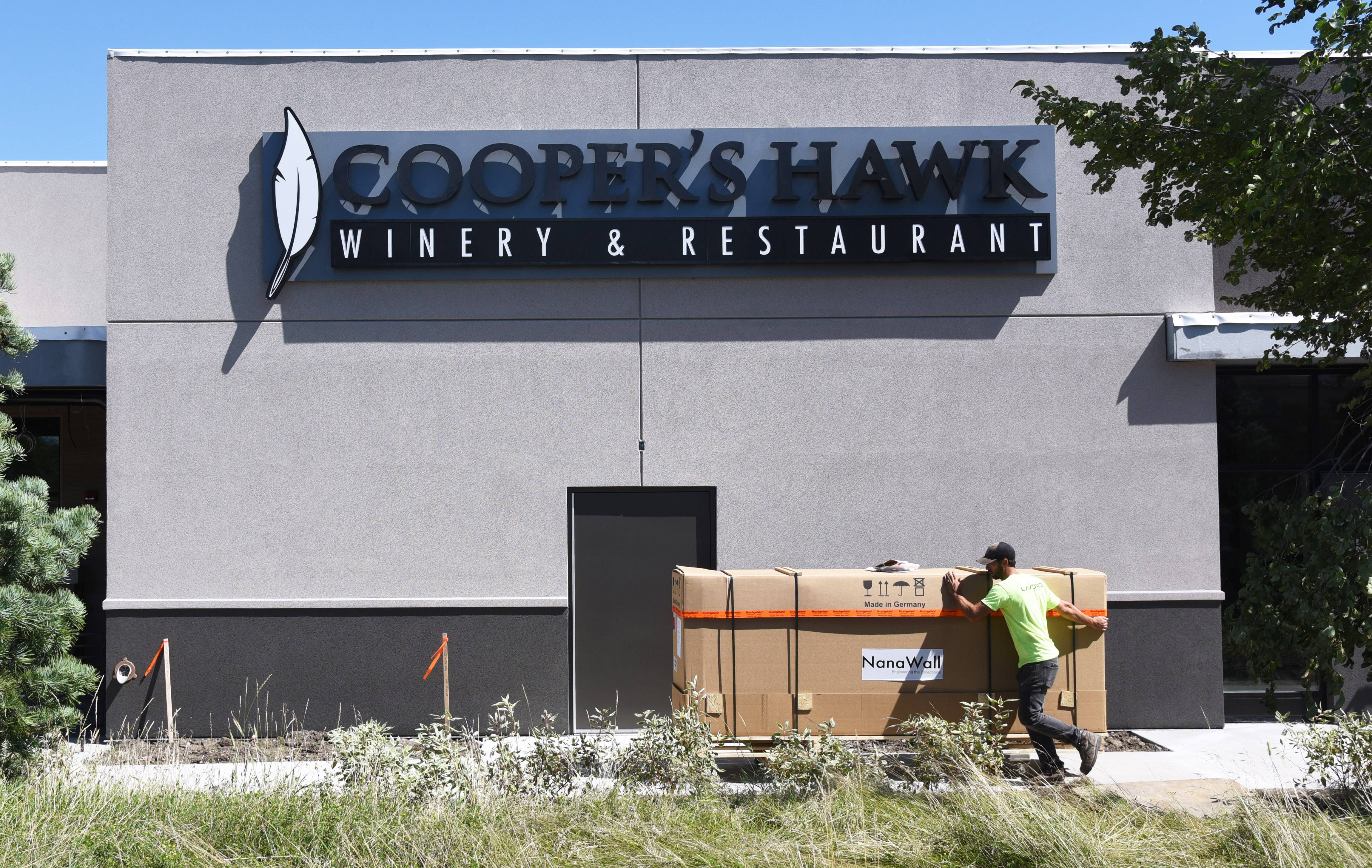 Despite delays, Gurnee's first Cooper's Hawk restaurant at Grand Avenue and Rollins Road is likely to open before holiday season, officials said.
