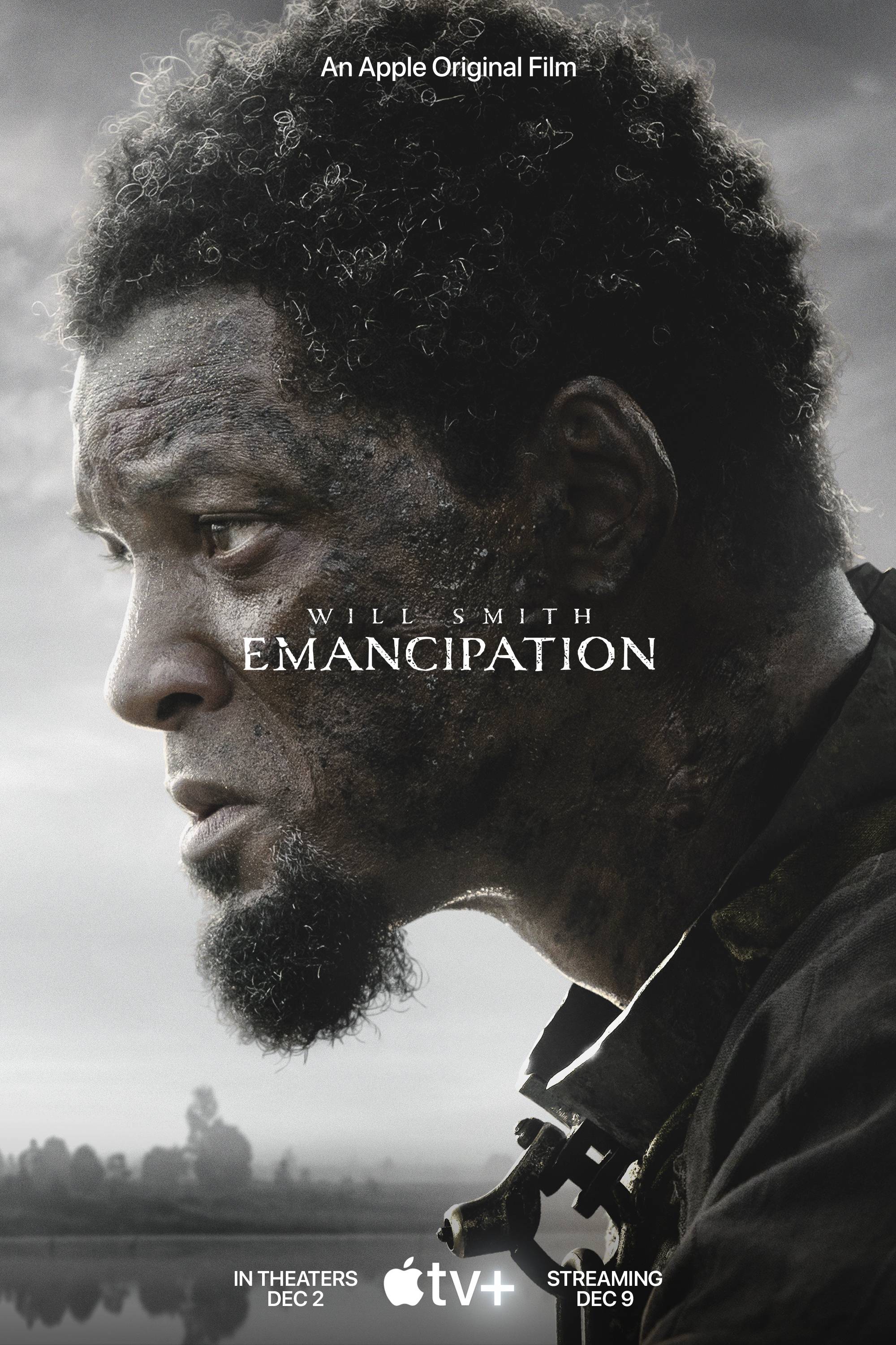"Emancipation" starring Will Smith will be released in theaters on Dec. 2 and via streaming on Dec. 9.