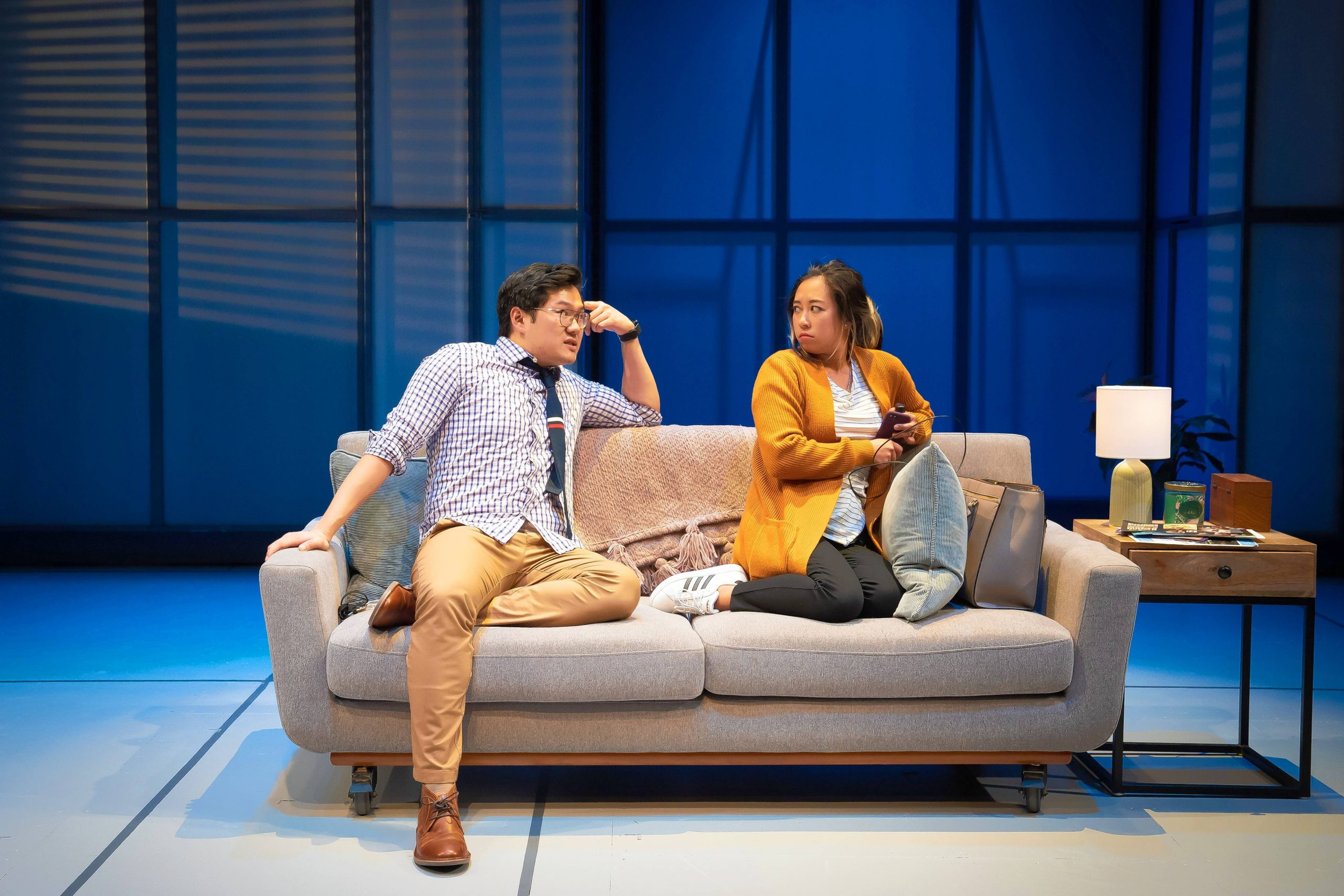 Overachieving siblings disappointed with work, personal lives seek remedies in satirical ‘Tiger Style!’ at Writers Theatre