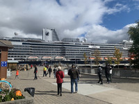  The Holland America Nieuw Statendam is docked in charming and friendly Saguenay, Quebec. Photo courtesy of Sharon Whitley Larsen. 