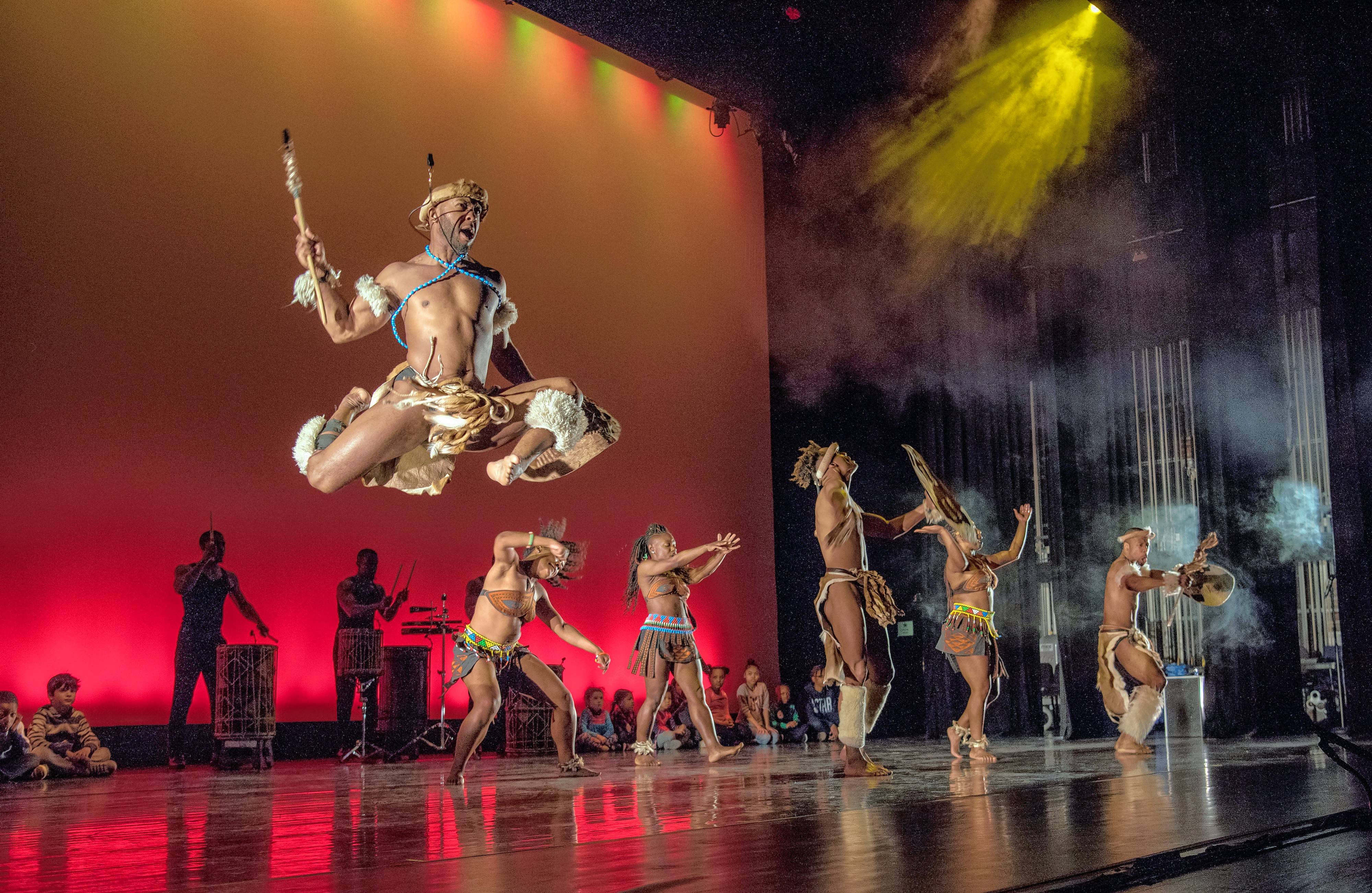 The ensemble Step Afrika! performs at the Auditorium Theatre on Saturday, Jan. 14.