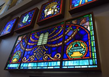‘A hidden gem’: Northbrook synagogue houses rare stained glass collection