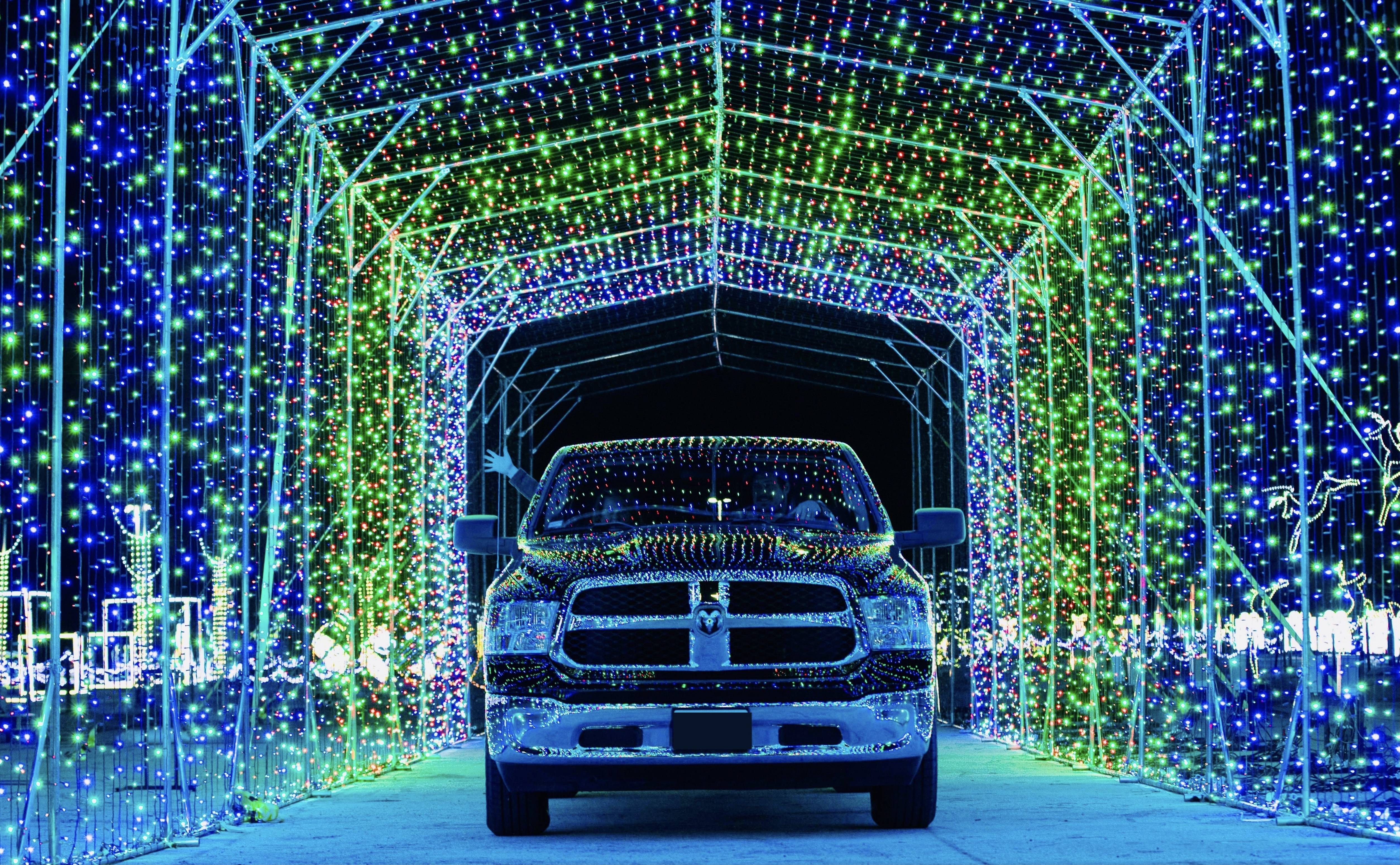 The drive-through Shine Light Show in Northbrook continues through Sunday, Jan. 8.