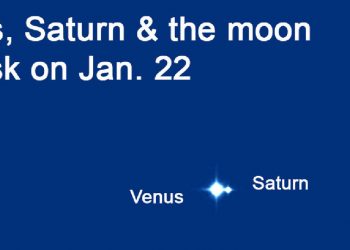 Venus Meets Saturn, by Dennis Mammana